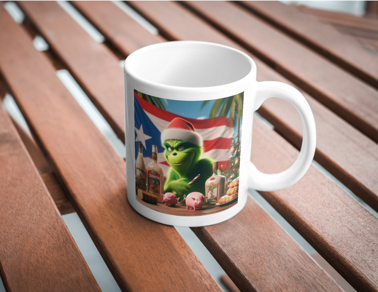 Puerto Rico Island Time to Drink Mug, 11 oz mugs, drinkware