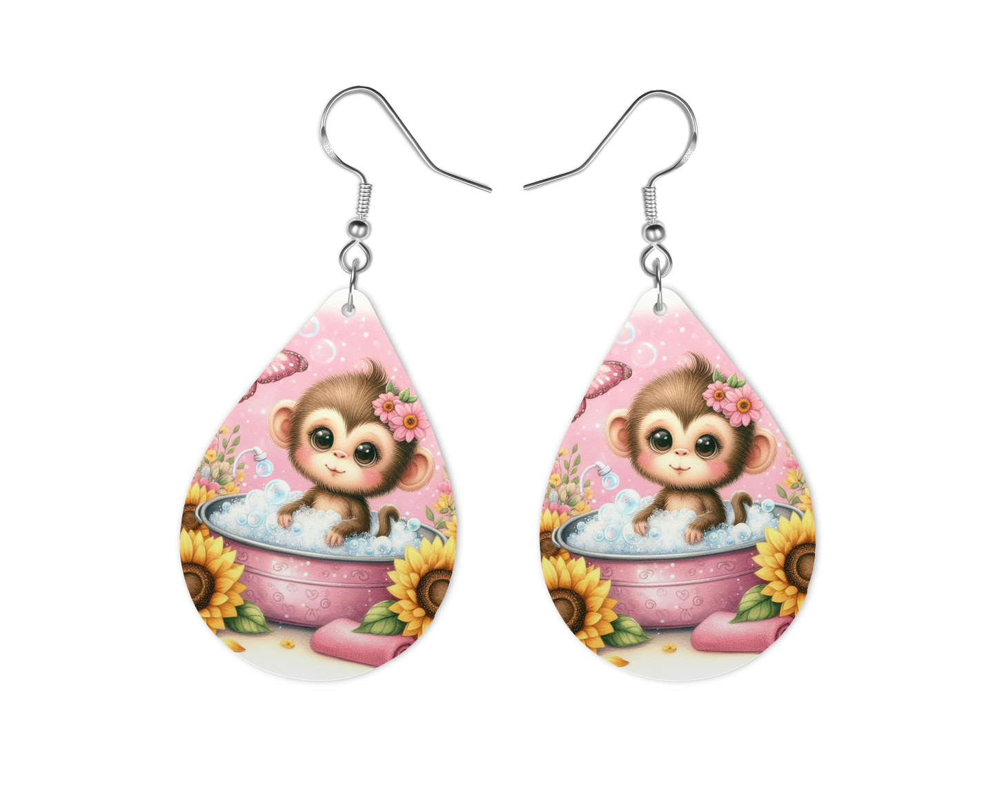 Monkey Earrings, Fashion Design, Teardrop Earrings