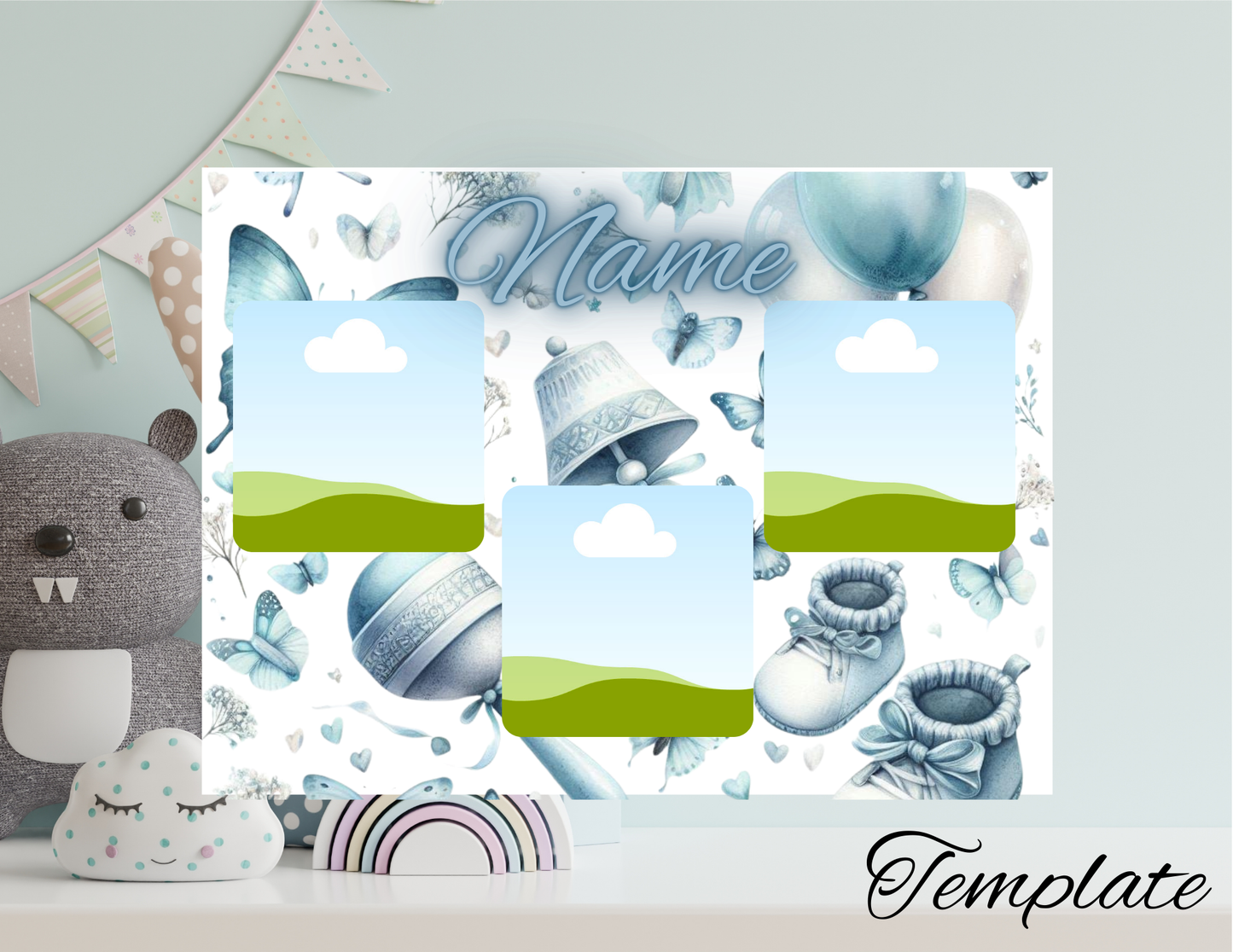 Rectangle Stone Slate, Personalized, 7" x 5" size