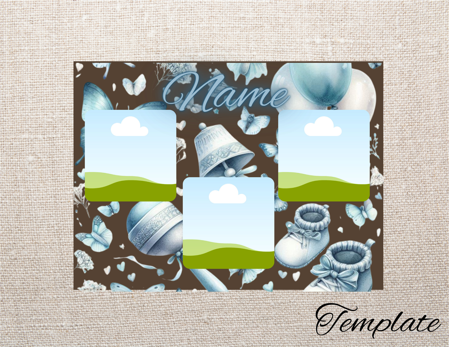 Rectangle Stone Slate, Personalized, 7" x 5" size