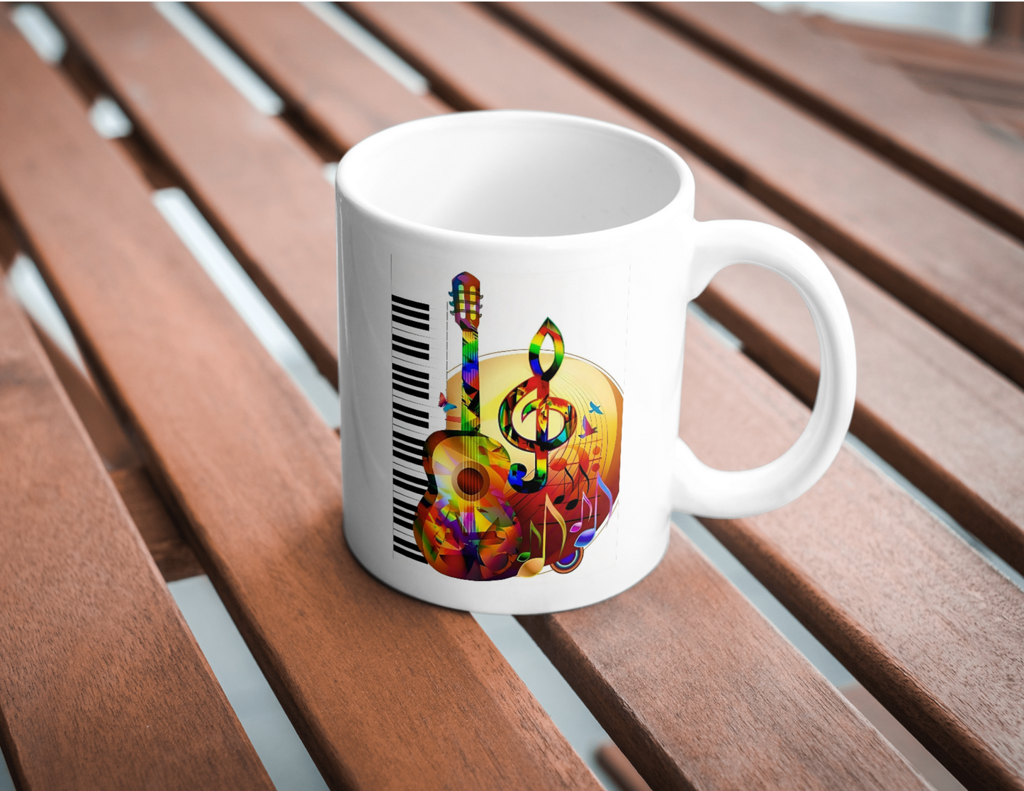Guitar Mug, 11 oz mugs, drinkware
