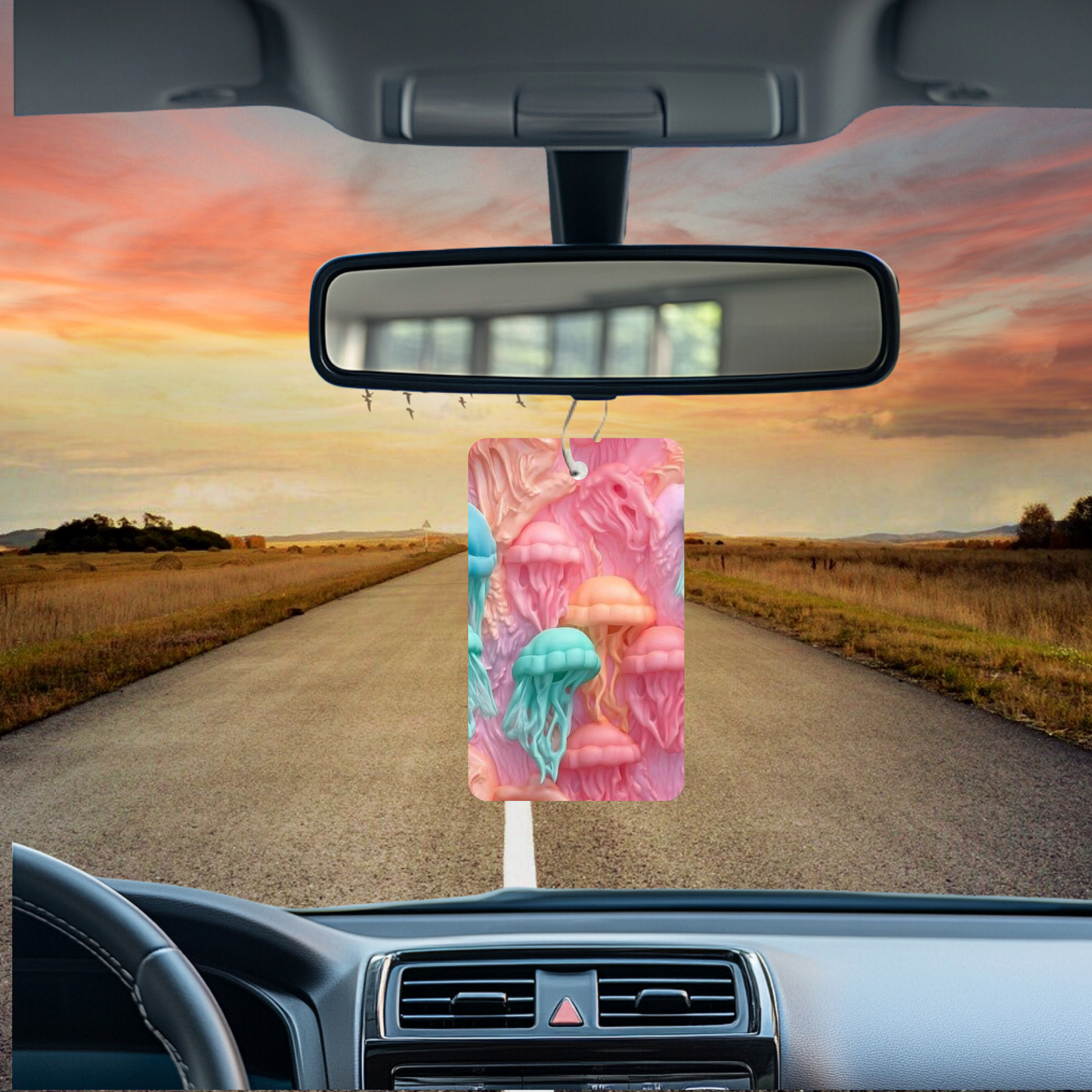 Jelly Fish Air Freshener, Add your own scent!