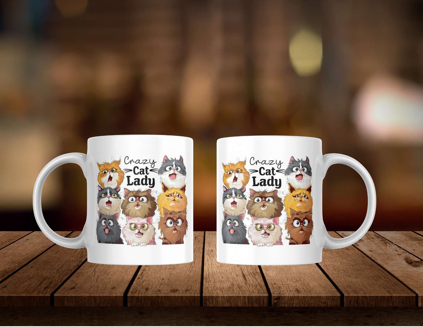 Crazy Cat Lady Mug, 11 oz mugs, drinkware