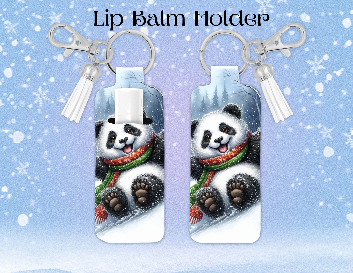 Christmas Panda Lip Balm Holder
