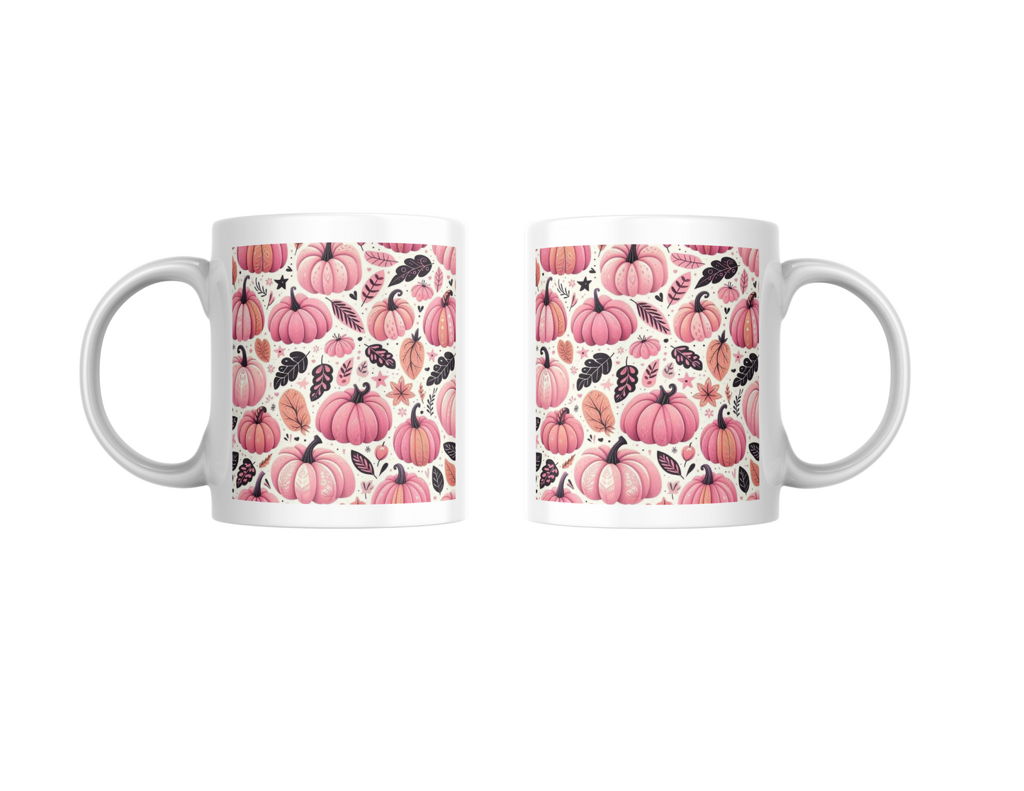 Fall Pumpkins Mug, 11 oz mugs, drinkware