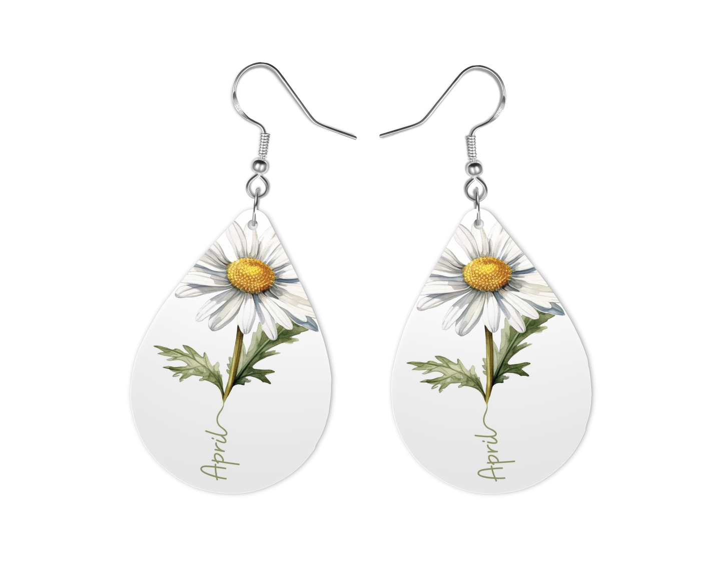 Birth Month Earrings, Custom Made, Fashion Accessory