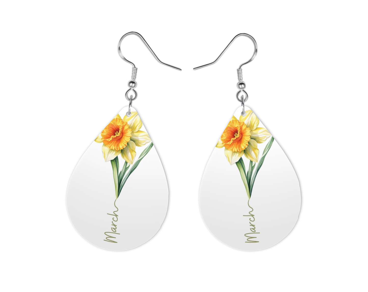 Birth Month Earrings, Custom Made, Fashion Accessory