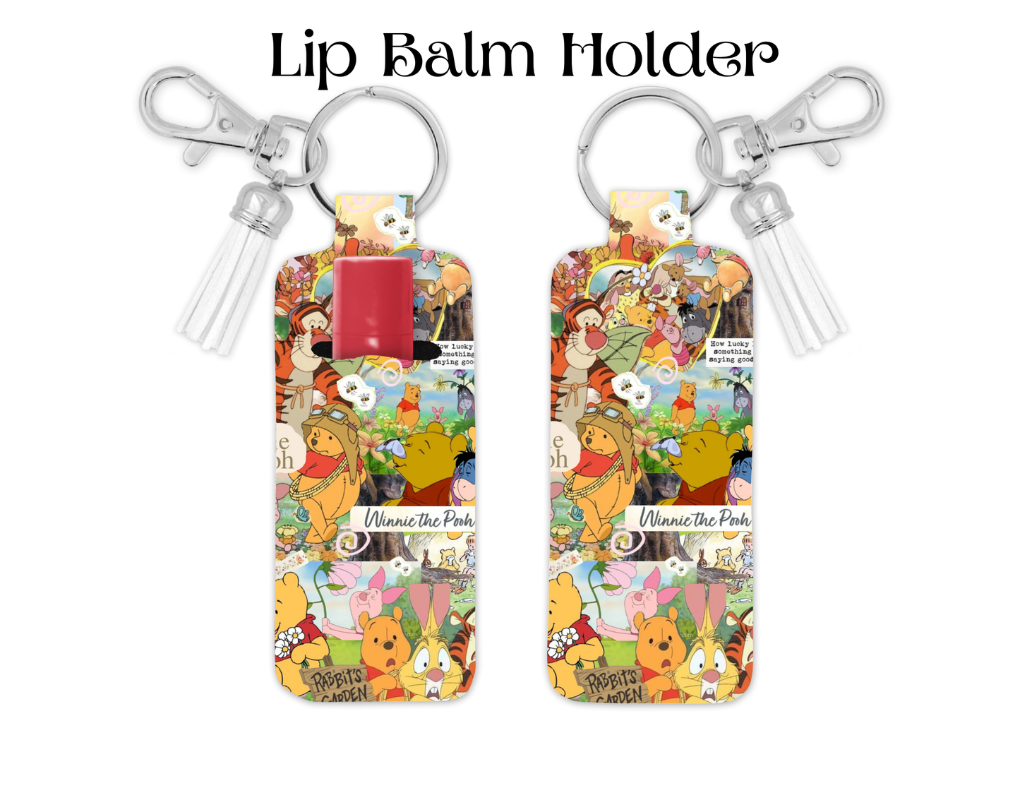Bear Collage Lip Balm Holder