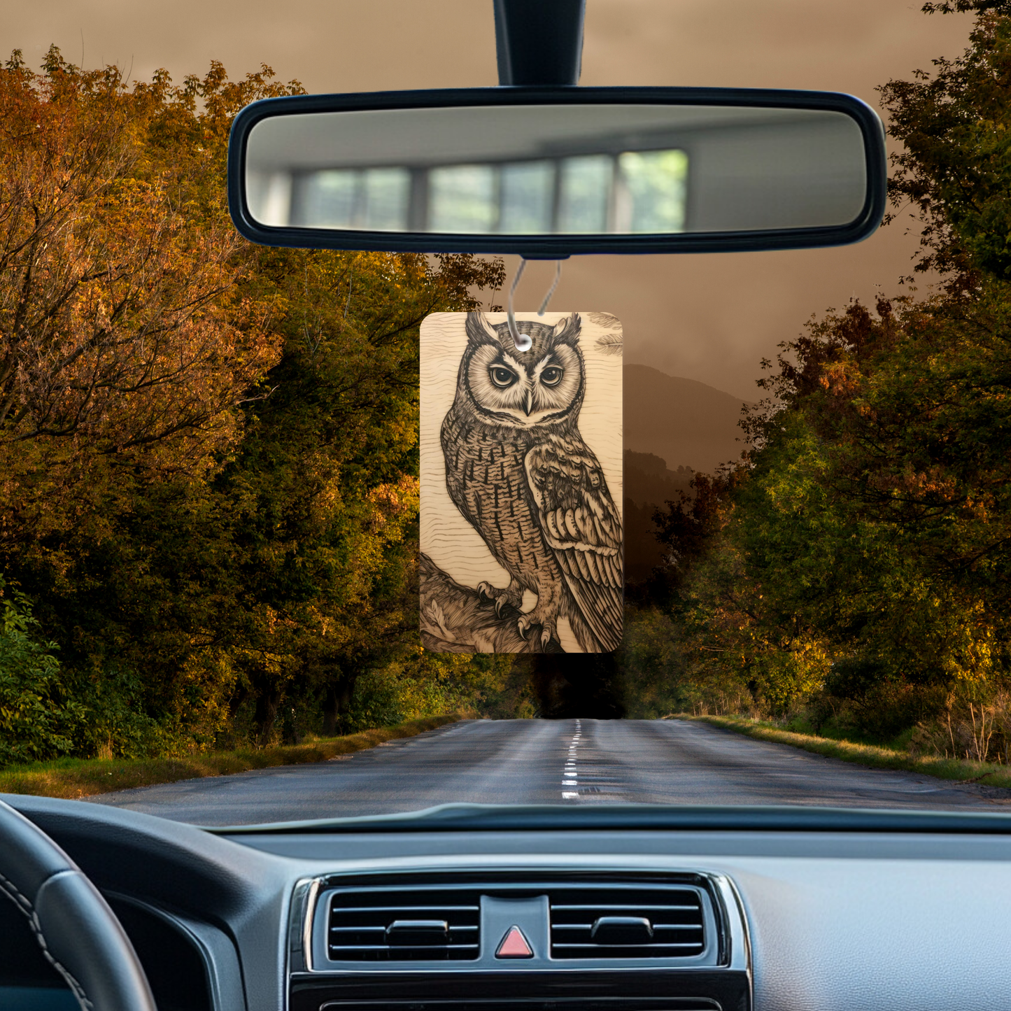 Owl Air Freshener, Add your own scent!