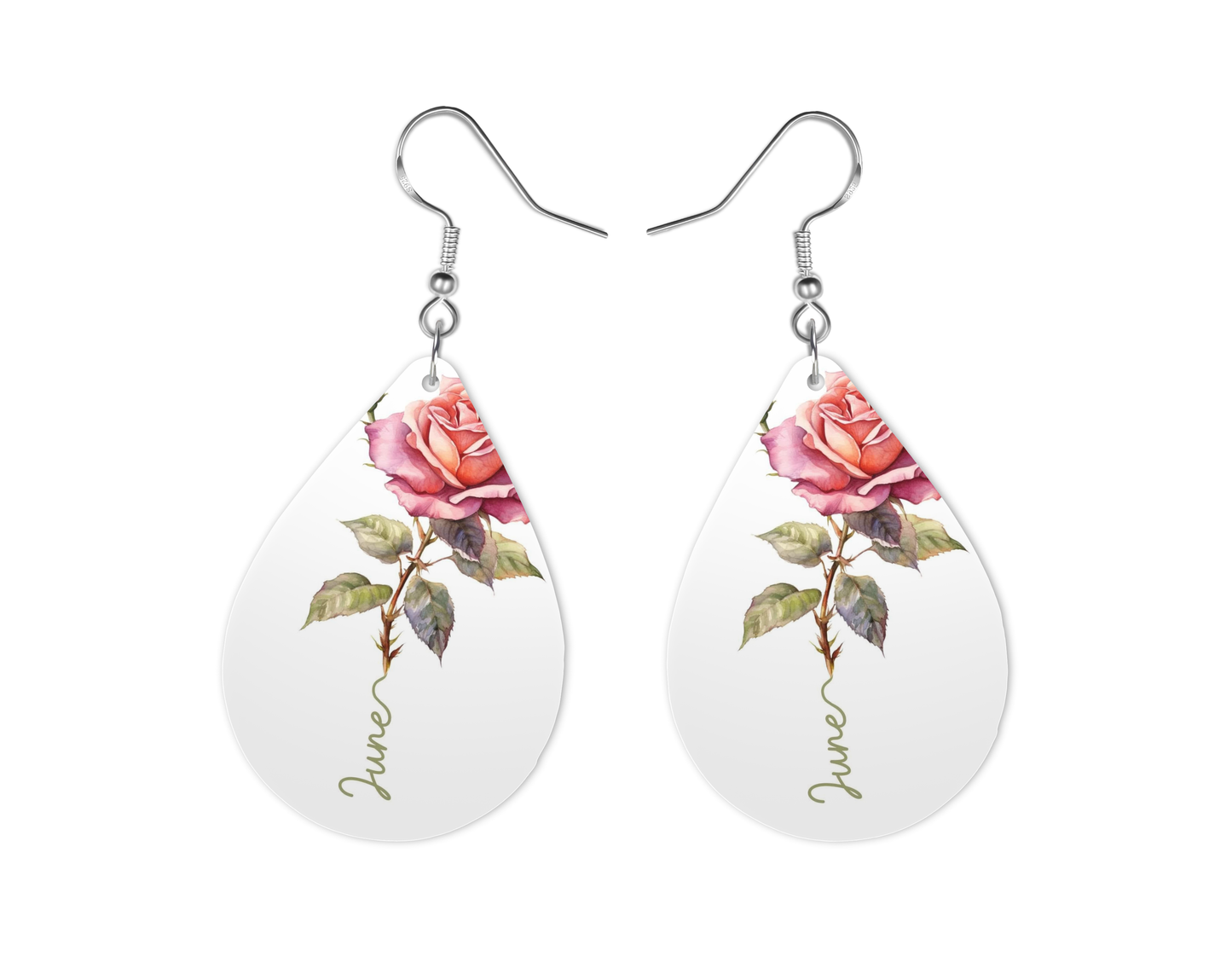 Birth Month Earrings, Custom Made, Fashion Accessory
