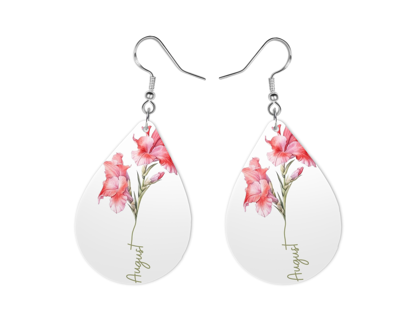 Birth Month Earrings, Custom Made, Fashion Accessory