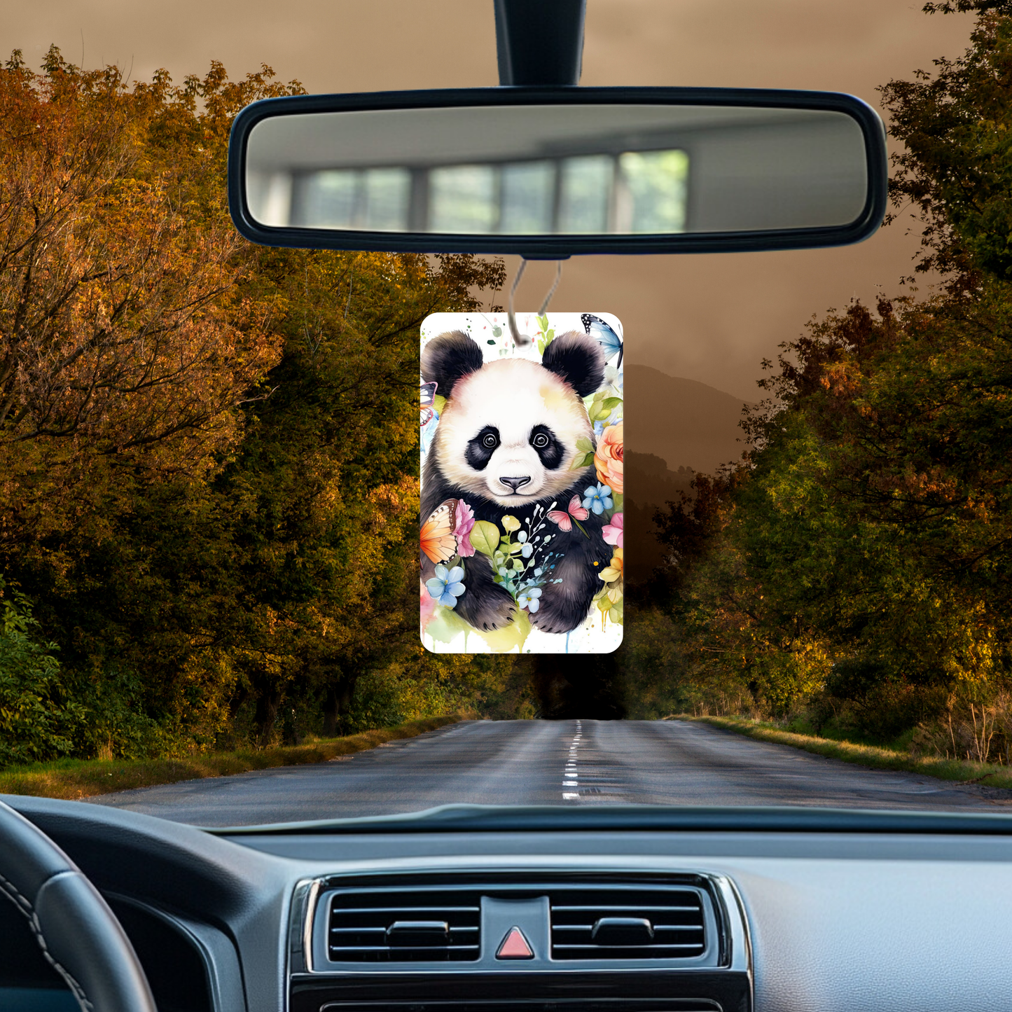 Panda Air Freshener, Add your own scent!