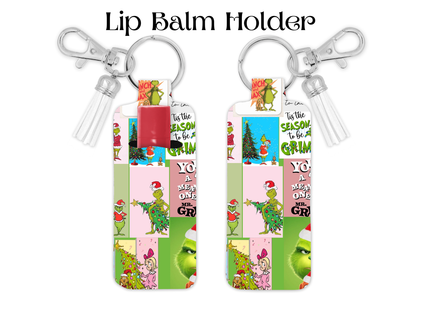 Grinchy Christmas Lip Balm Holder