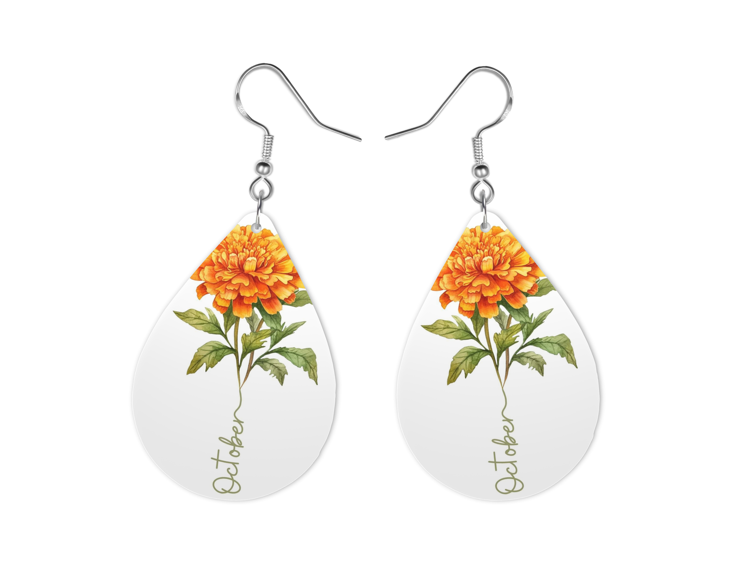 Birth Month Earrings, Custom Made, Fashion Accessory