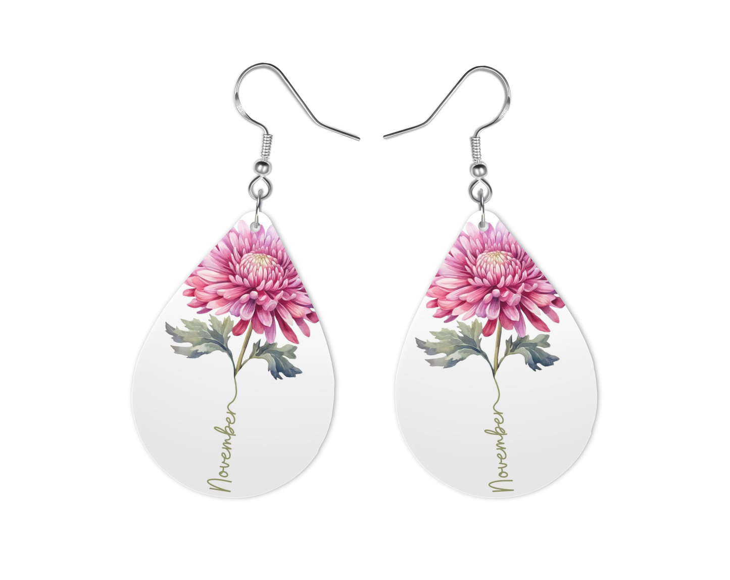 Birth Month Earrings, Custom Made, Fashion Accessory