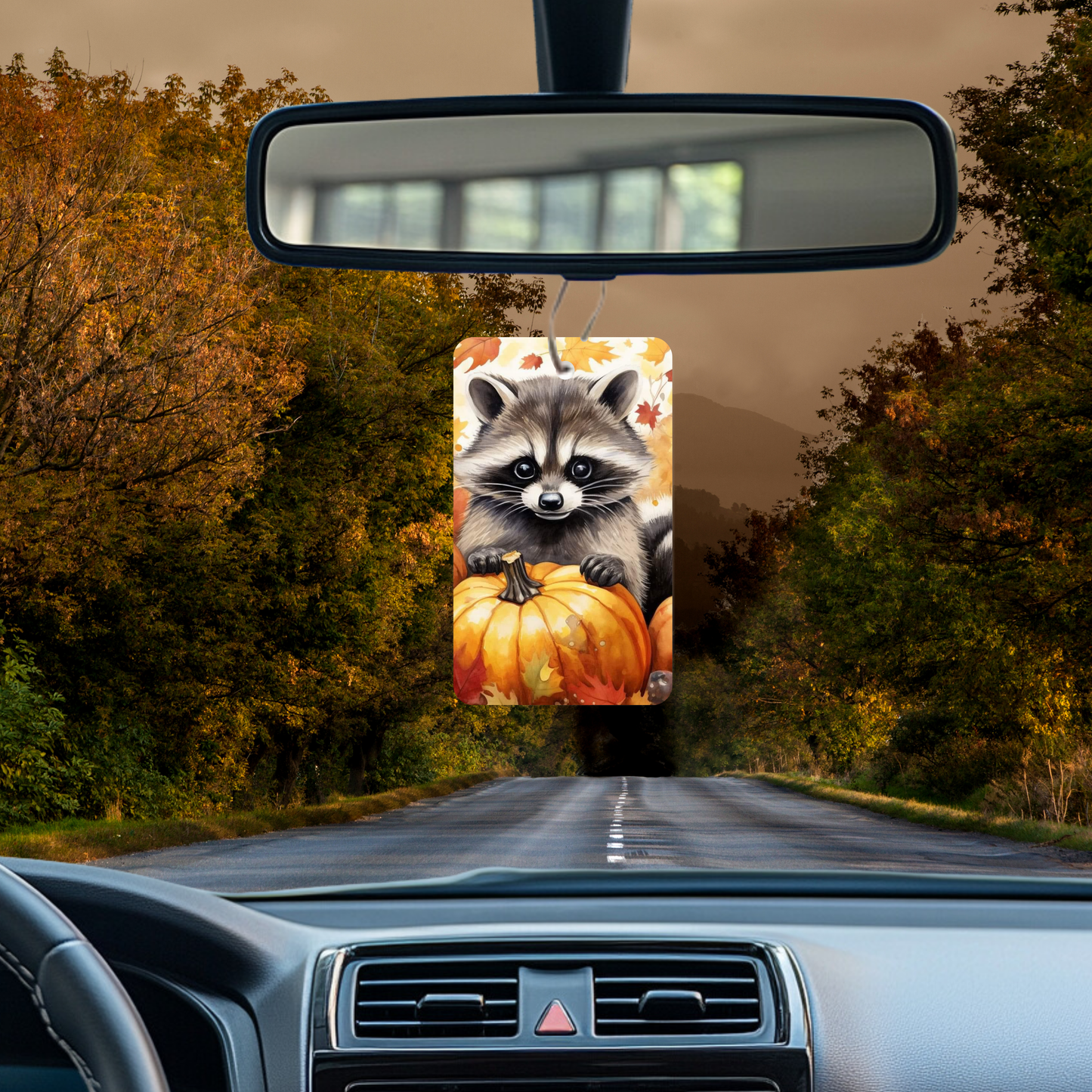Raccoon Air Freshener, Add your own scent!