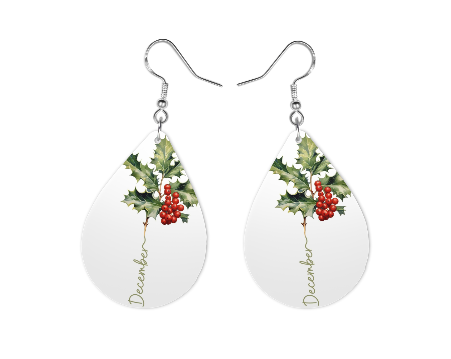 Birth Month Earrings, Custom Made, Fashion Accessory