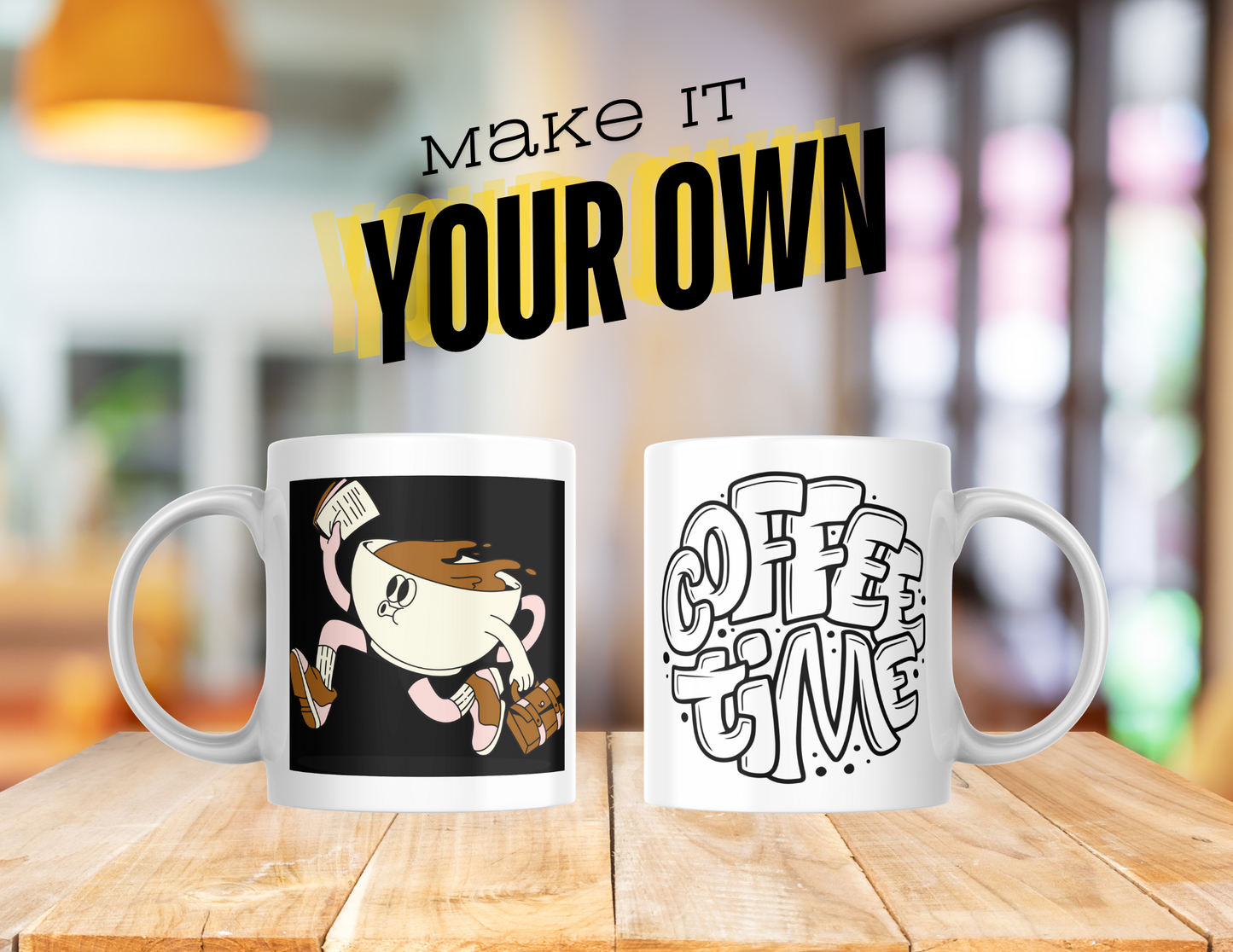 Personalized Mugs, 11 oz or 15 oz mugs, drinkware