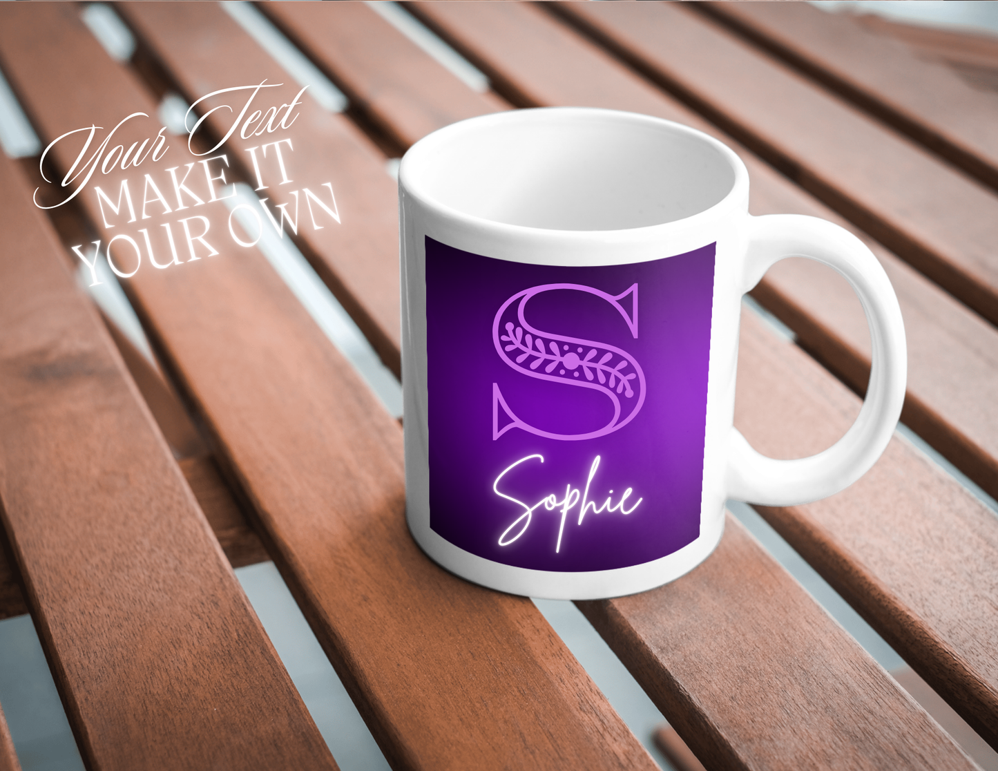 Personalized Mugs, 11 oz or 15 oz mugs, drinkware