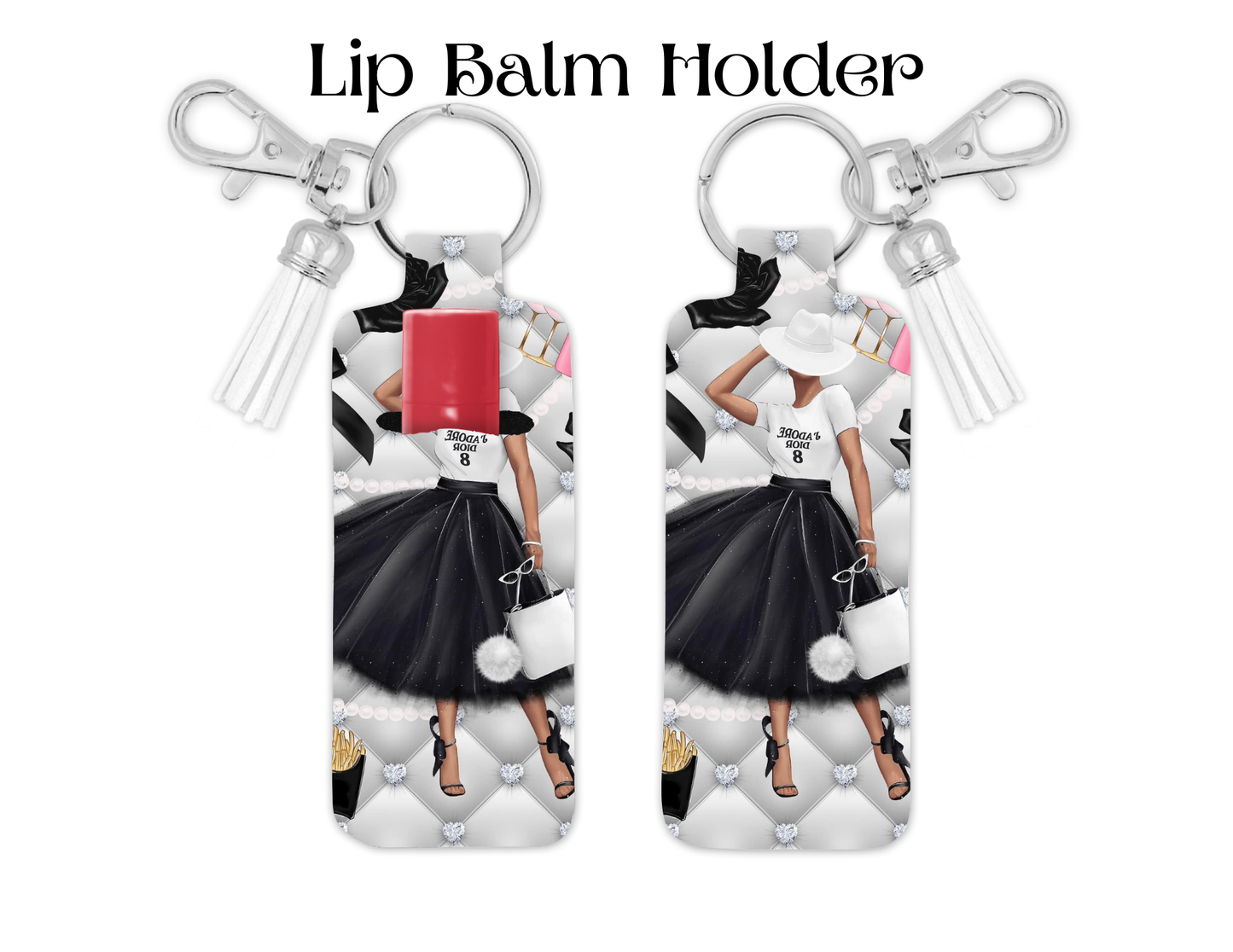 Elegant Lady Lip Balm Holder