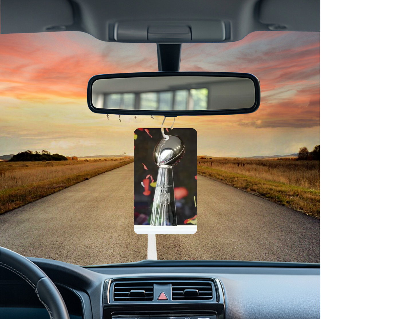 Sports Team Air Freshener, Add your own Scent