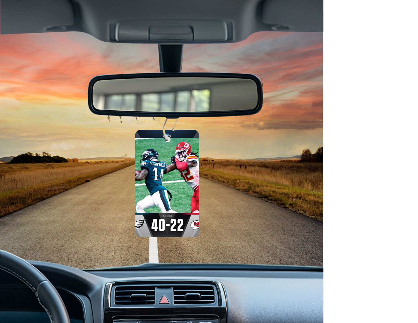 Sports Team Air Freshener, Add your own Scent