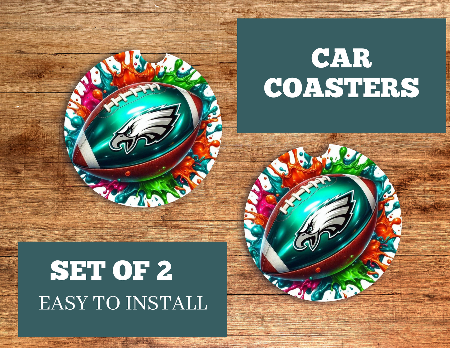 Sports Car Coasters, neoprene material, car accessory