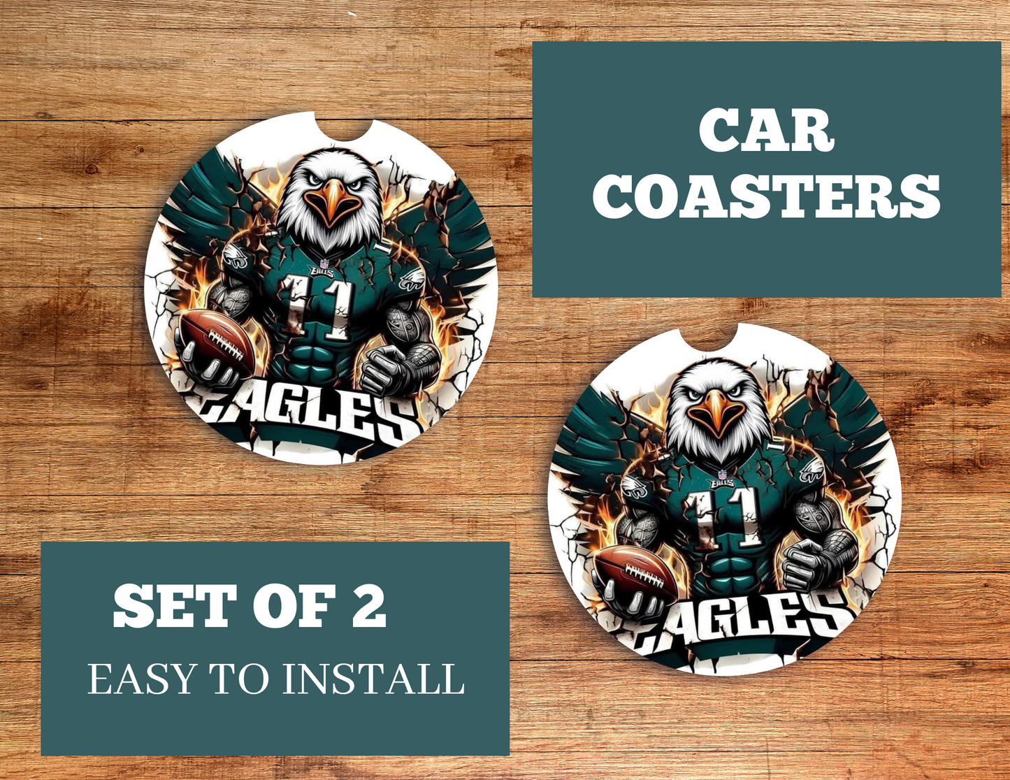 Sports Car Coasters, neoprene material, car accessory