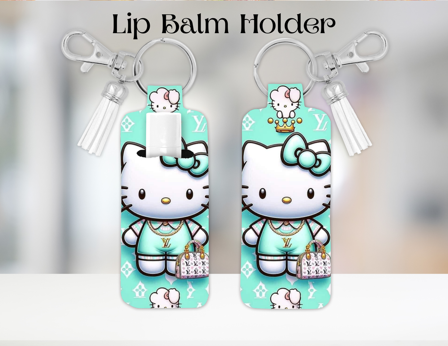 Kitty Lip Balm Holder, Multiple designs