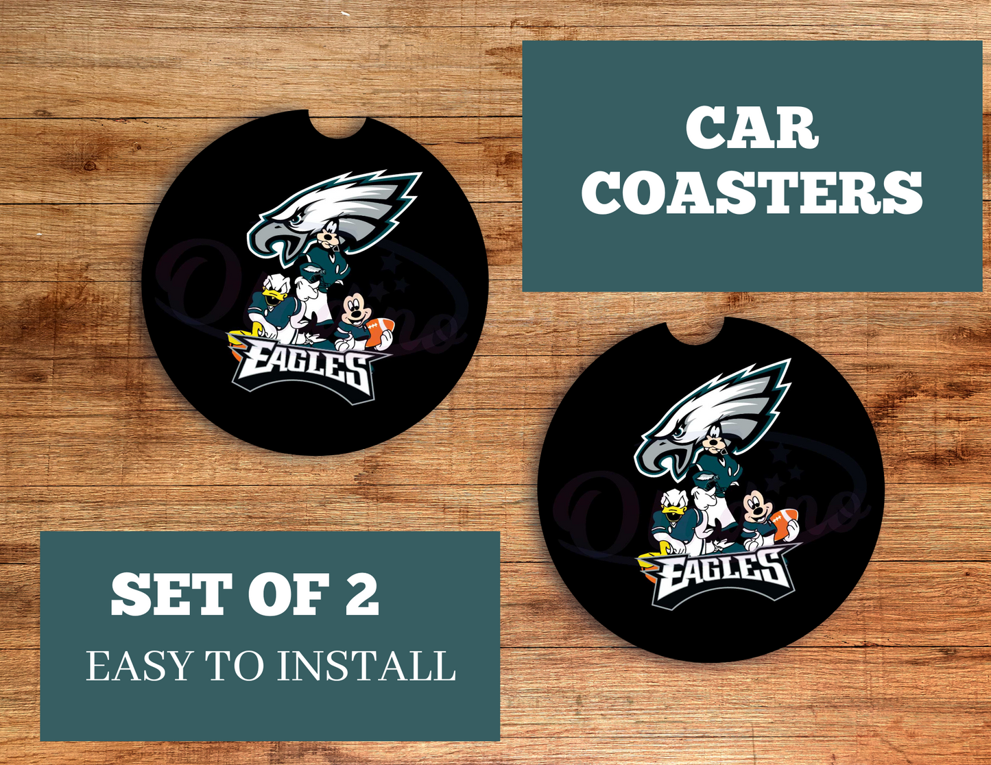 Sports Car Coasters, neoprene material, car accessory