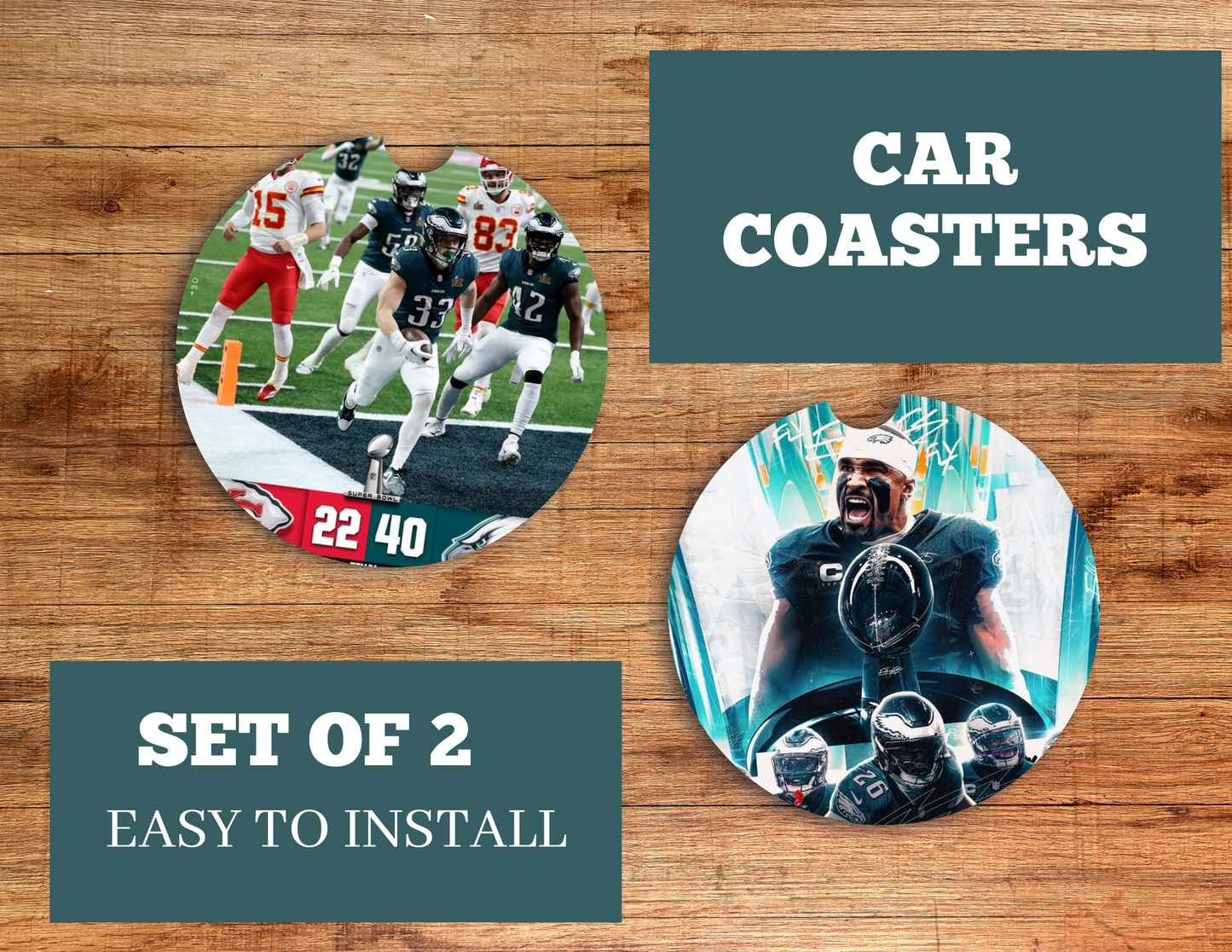 Sports Car Coasters, neoprene material, car accessory