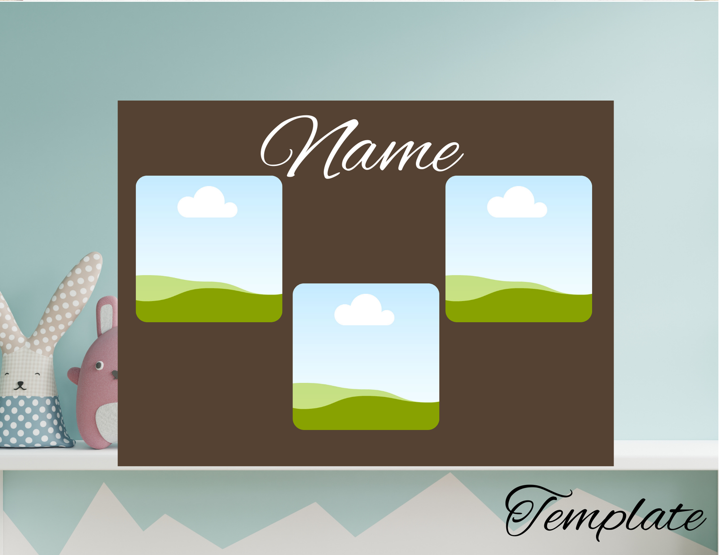 Rectangle Stone Slate, Personalized, 7" x 5" size