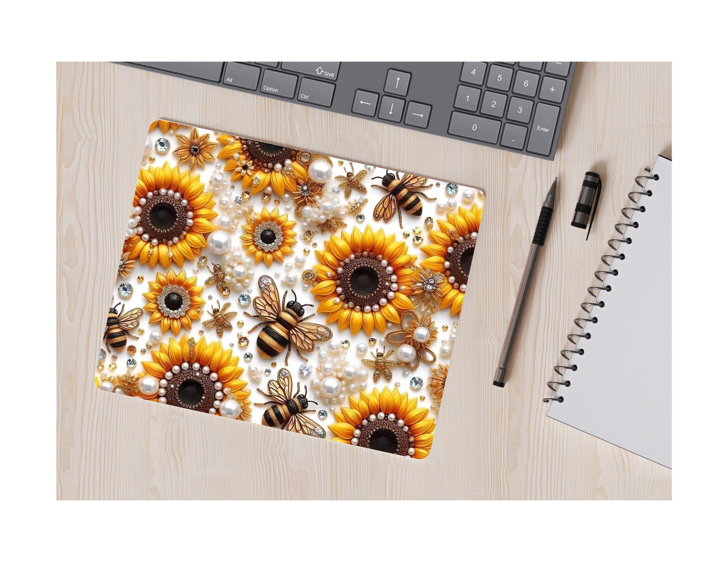 Sunflowers Mouse Pads, desk accessory