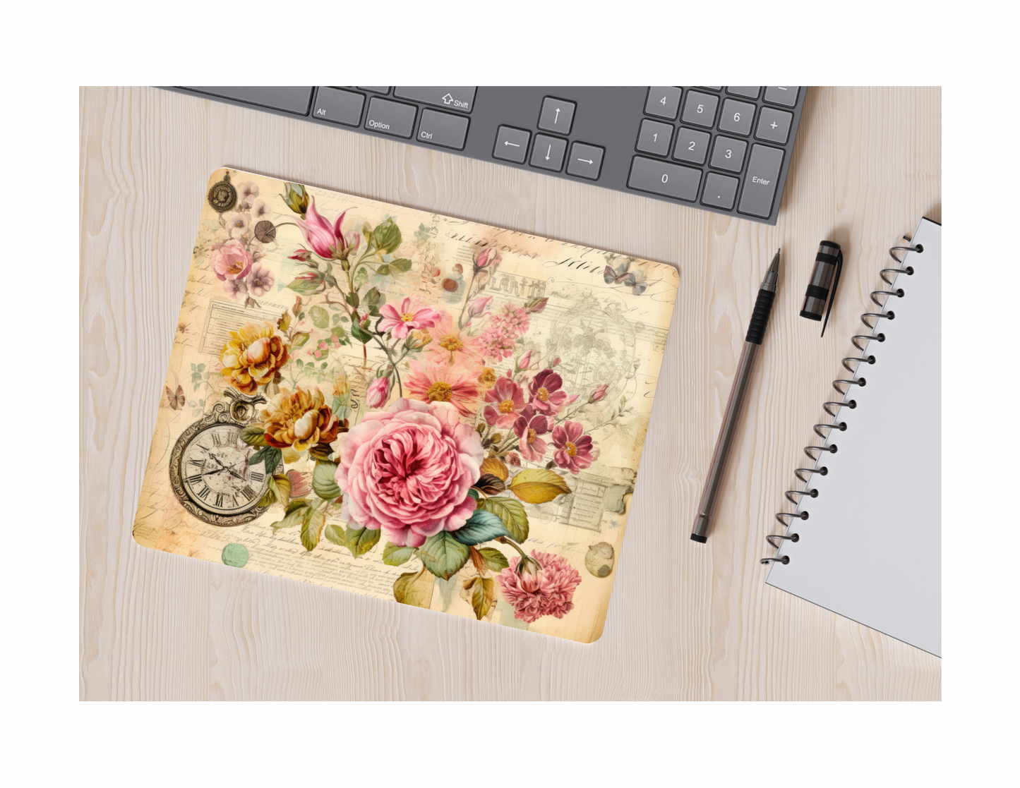 Vintage Design Mouse Pad, custom made