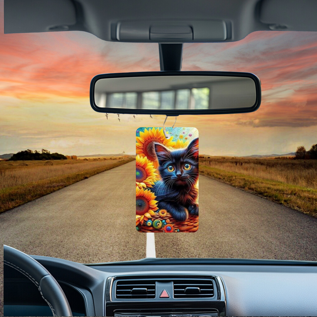 Black Cat Air Freshener