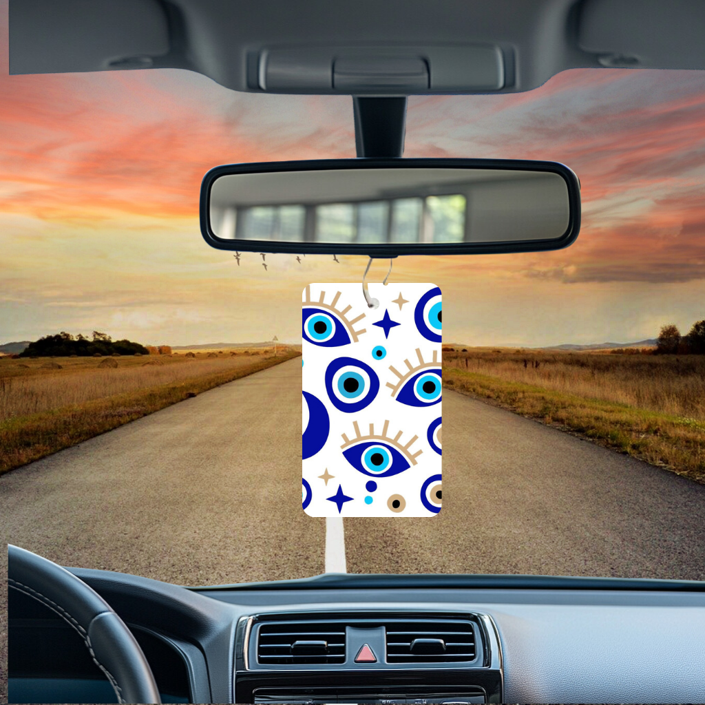 Evil Eye Air Freshener, Add your own scent!