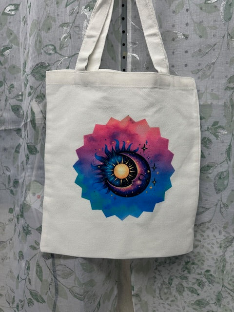 Sun Moon Tote Bag