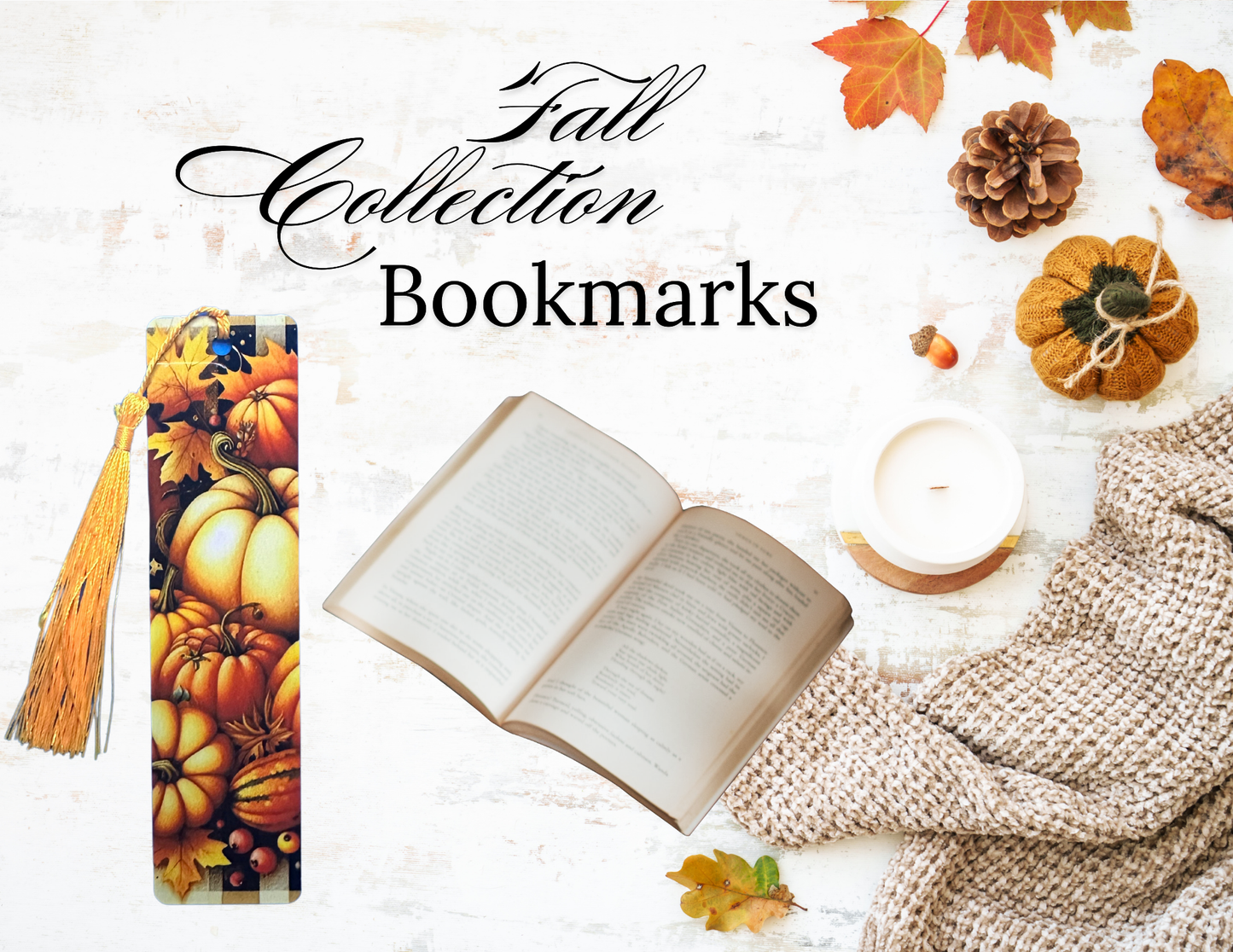 Fall Pumpkin Bookmark