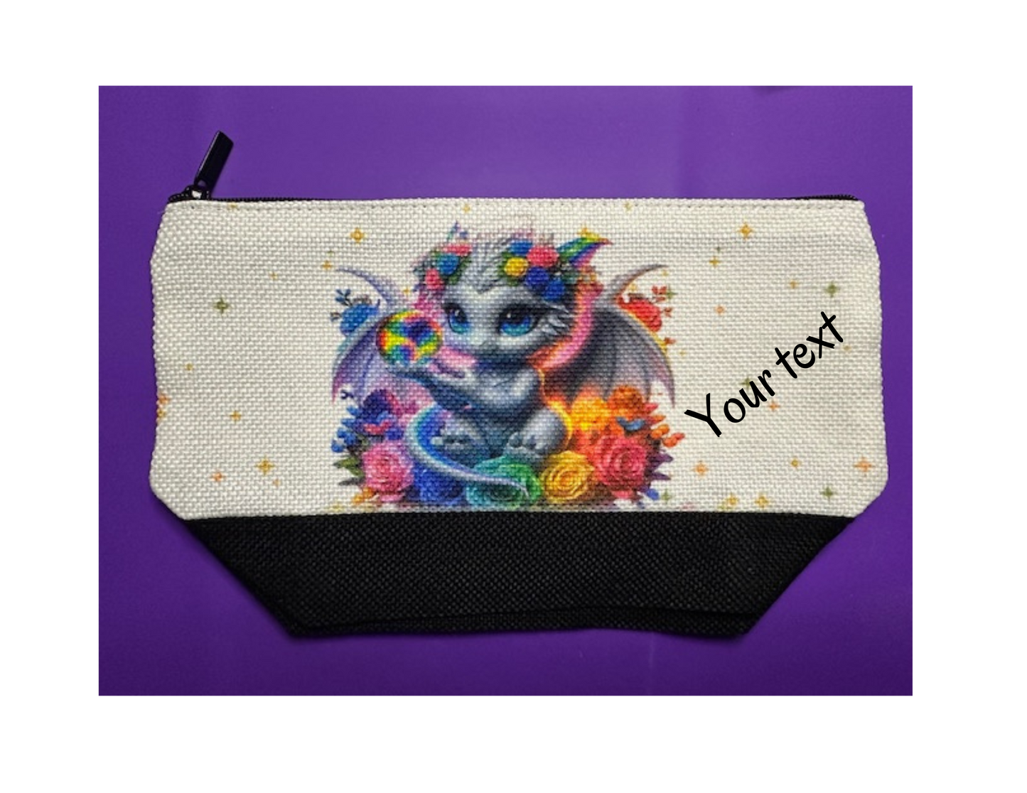 Dragon Crystal Makeup Bag, Pencil Bag
