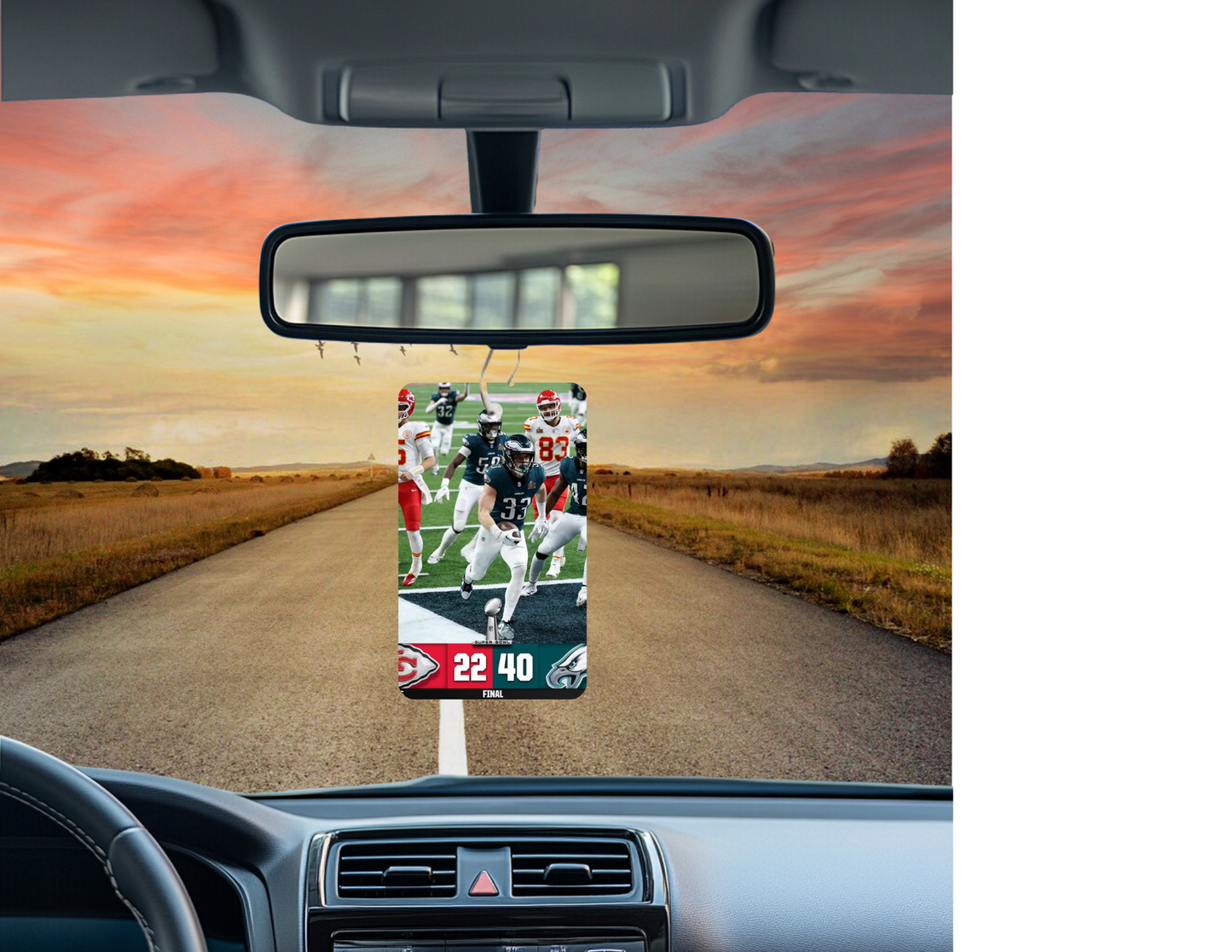 Sports Team Air Freshener, Add your own Scent