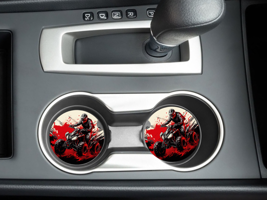ATV Design Car Coasters, neoprene material, car accessory