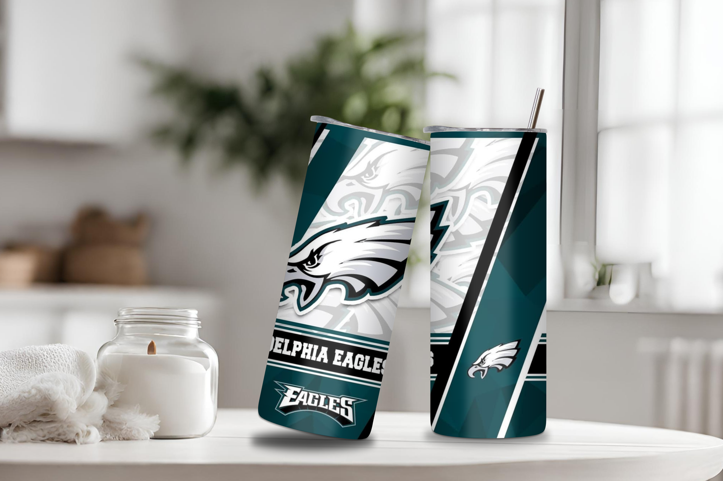 Eagles Tumbler, 20 oz skinny tumbler
