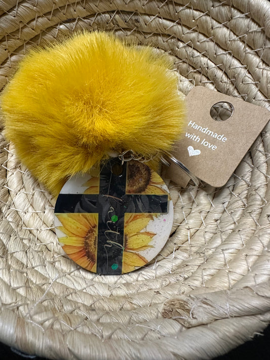 Faith Cross Keychain